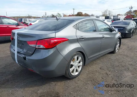 2012 Hyundai Elantra Limited из США, поврежденный, VIN 5NPDH4AE3CH081272
